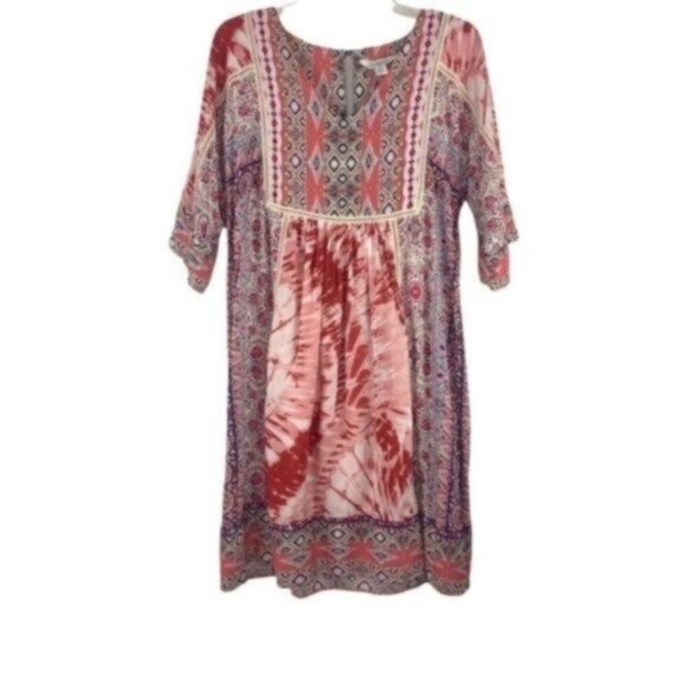 Sundance Boho Festival Tie Dye Mini Dress Wild Provence